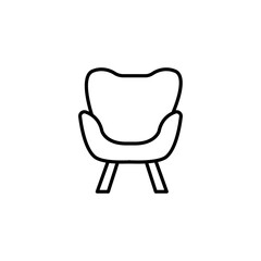 sofa chair ,home furniture Vector Line Icons Simple Simple Set suitable for any purpose. Web design, mobile apps.	
