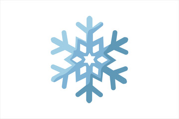 Ice Crystal Christmas Sticker Design