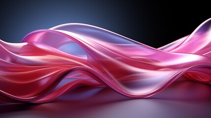 Revolutionize Your Screen: Dynamic Pink & Gray Waves in 64K Brilliance – Unleash the Future with Top-Tier Wallpaper!, Generative AI