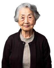同窓会会長風、上品な老婦人。日本の老人のポートレート　Generative AI - obrazy, fototapety, plakaty