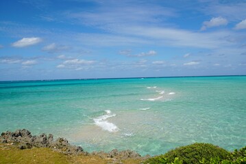 Sea view from Miyako Island,Okinawa
