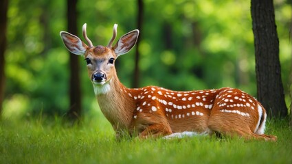 deer in the grass