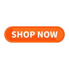 Shop Now Button In Orange Rounded Rectangle Shape For Sale Advertising Business Marketing Social Media Information
