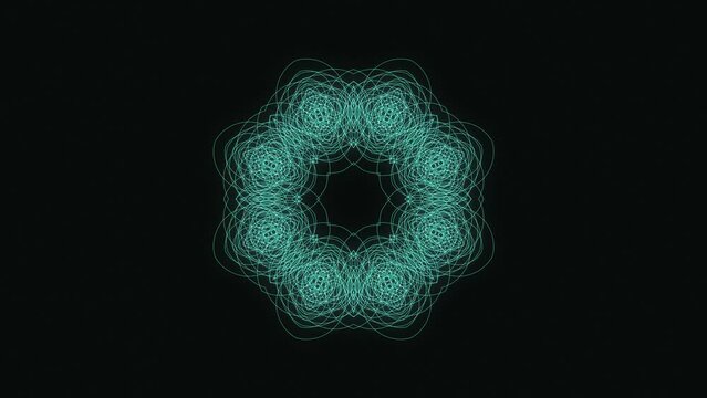 Intricate Fractal Kaleidoscope, DJ Visuals,Circular, Multiplying, Party Visuals, Psychedelic, Seamless VJ Loop