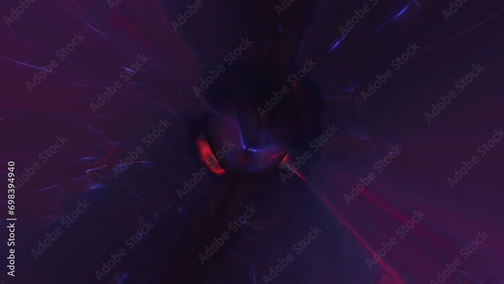 Sticker time travel wormhole space multiverse loop - animation