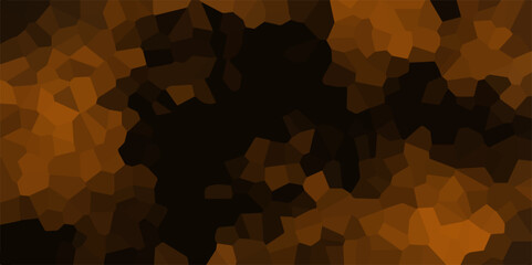 orange and black crystallize abstract background vector illustration. Abstract Trianglify gradient Generative Art background illustration.light abstract mosaic polygonal background .