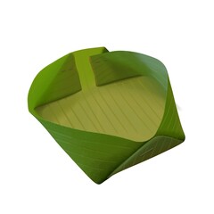 Leaf wrapping illustration 