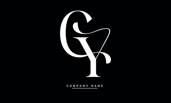 CY, YC, C, Y Abstract Letters Logo Monogram