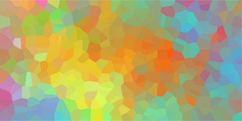 Colourful crystallize abstract background vector illustration. Abstract Trianglify gradient Generative Art background illustration.light abstract mosaic polygonal background .