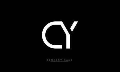 CY, YC, C, Y Abstract Letters Logo Monogram