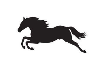 Vector pony horse silhouette