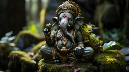Fototapeta na wymiar Statua of Ganesha