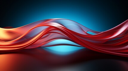 Revolutionize Your Screen: Dynamic Red & White Waves in 64K Brilliance &ndash; Unleash the Future with Top-Tier Wallpaper!, Generative AI