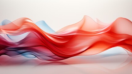 Revolutionize Your Screen: Dynamic Red & White Waves in 64K Brilliance &ndash; Unleash the Future with Top-Tier Wallpaper!, Generative AI