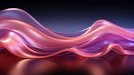 Revolutionize Your Screen: Dynamic Pink & Gray Waves in 64K Brilliance – Unleash the Future with Top-Tier Wallpaper!, Generative AI