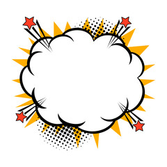 Comic Cloud Explosion