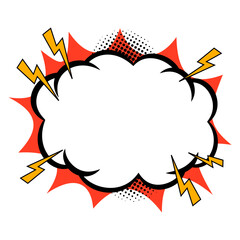 Comic Cloud Explosion