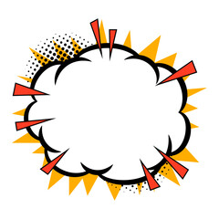 Comic Cloud Explosion