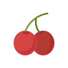 Cherry fruit vector illustration design in eps 10