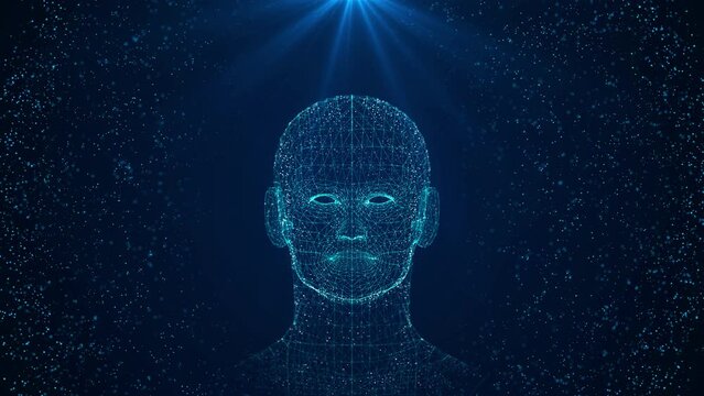 AI Artificial intelligence digital robotic brain deep learning computer Machine learning. Artificial intelligence futuristic big data technology cyber security. AI thinking brain, machine learning.