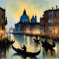 Venice in spring - obrazy, fototapety, plakaty