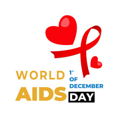 Vector illustration world aids day element illustration vector design in eps 10