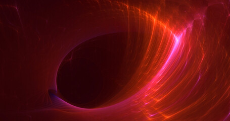 3D manual rendering abstract fractal business background