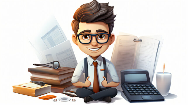 Accountant cartoon
