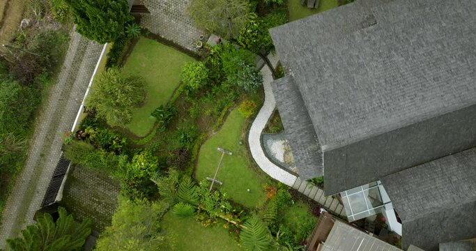 Vegetable plantations in the Bedugul area of Bali, Indonesia. Near Beratan Lake