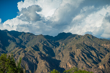 Obraz premium mountain landscape with clouds