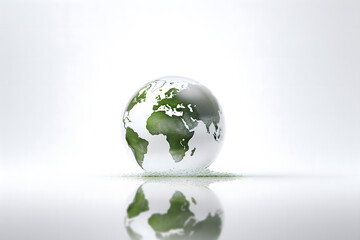 Fototapeta premium renewable energy light bulb with green energy, Earth Day or environment protection Hands protect forests that grow on the ground and help save the world, solar panels