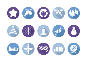 Christmas Icon Collection Vector
