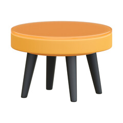 table isolated 3d render