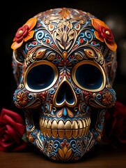 Sugar Skull (Calavera) to celebrate Mexico's Day of the Dead 