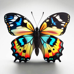Cute colorful butterfly wings 