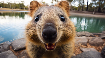 Selfie of Quokka Australia