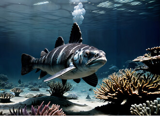 fish in aquarium