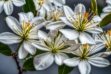 white flowers in the garden