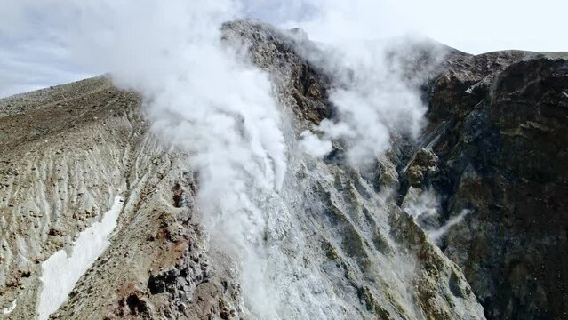【夏の御嶽山】八丁ダルミ噴火口ドローン映像集⑧　日本の山　長野県