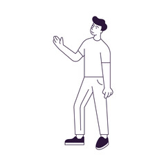 coloring vector communication poses illustration