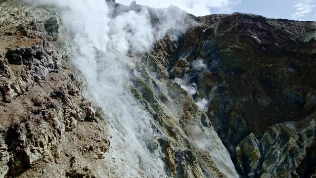 【夏の御嶽山】八丁ダルミ噴火口ドローン映像集⑩　日本の山　長野県