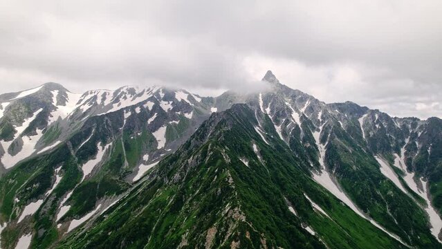 【槍ヶ岳】東鎌尾根ドローン映像集①　日本の山　長野県