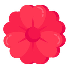 A beautiful design icon of flower 

