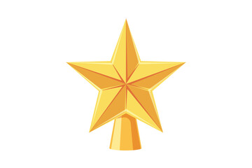 Obraz premium Star Christmas Tree Decoration Sticker