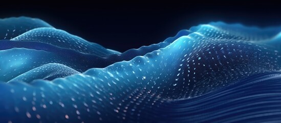 Abstract digital wave.