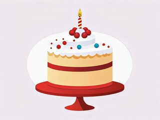 vector tarta de cumpleaños