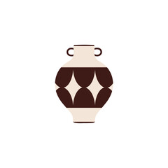 vector brown pot element vector