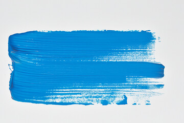 Brush stroke single color blue