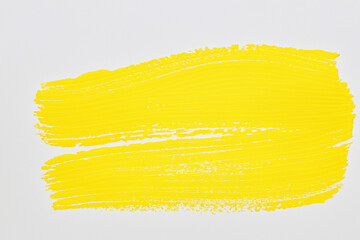 Brush stroke single color  yellow