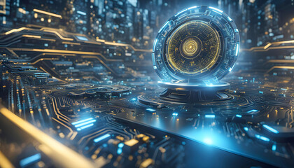 Abstract machine learning on big data network connection background, artificial intelligence science and technology, futuristic innovation.